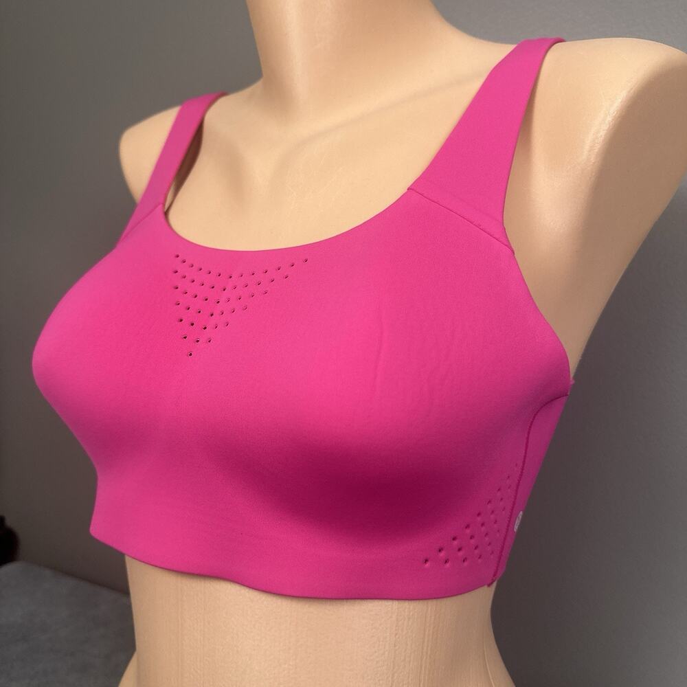 Victoria's Secret VSX Featherweight Max Sports Bra Size 36B Bright Pink 328638